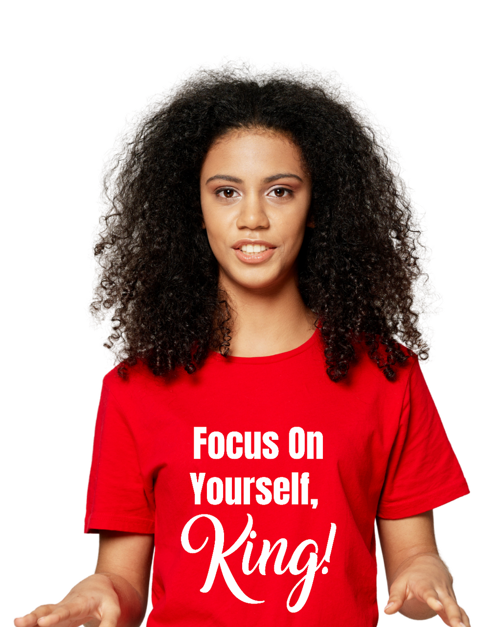 Focus On Yourself King T-shirt
